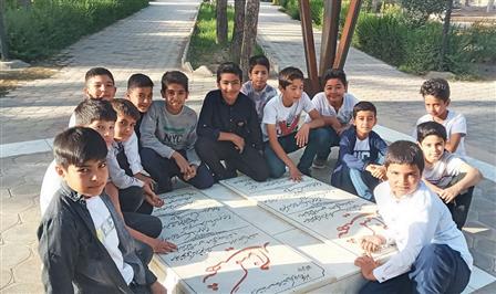 غبار روبی مزار شهدای گمنام